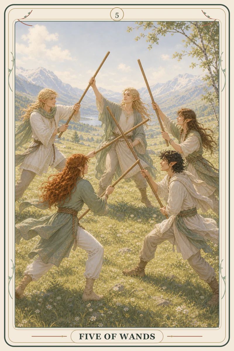 Five of Wands