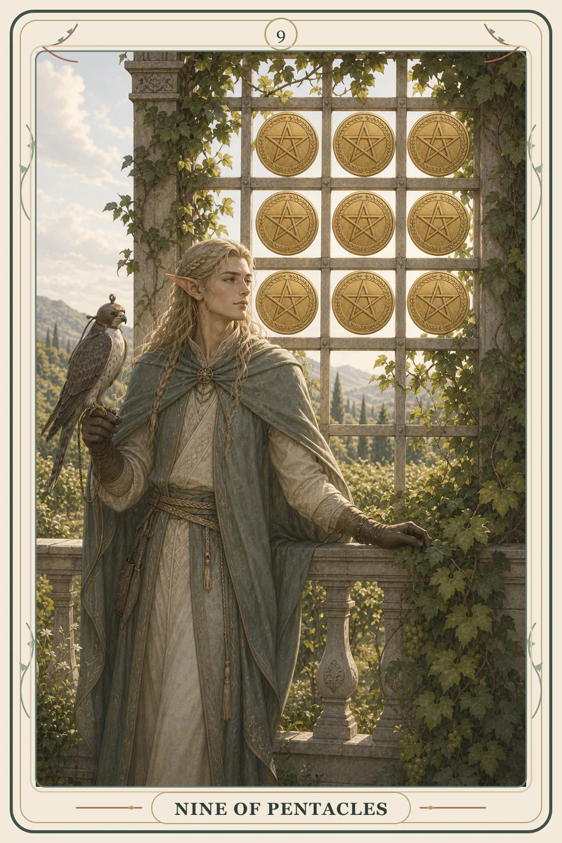 Nine of Pentacles