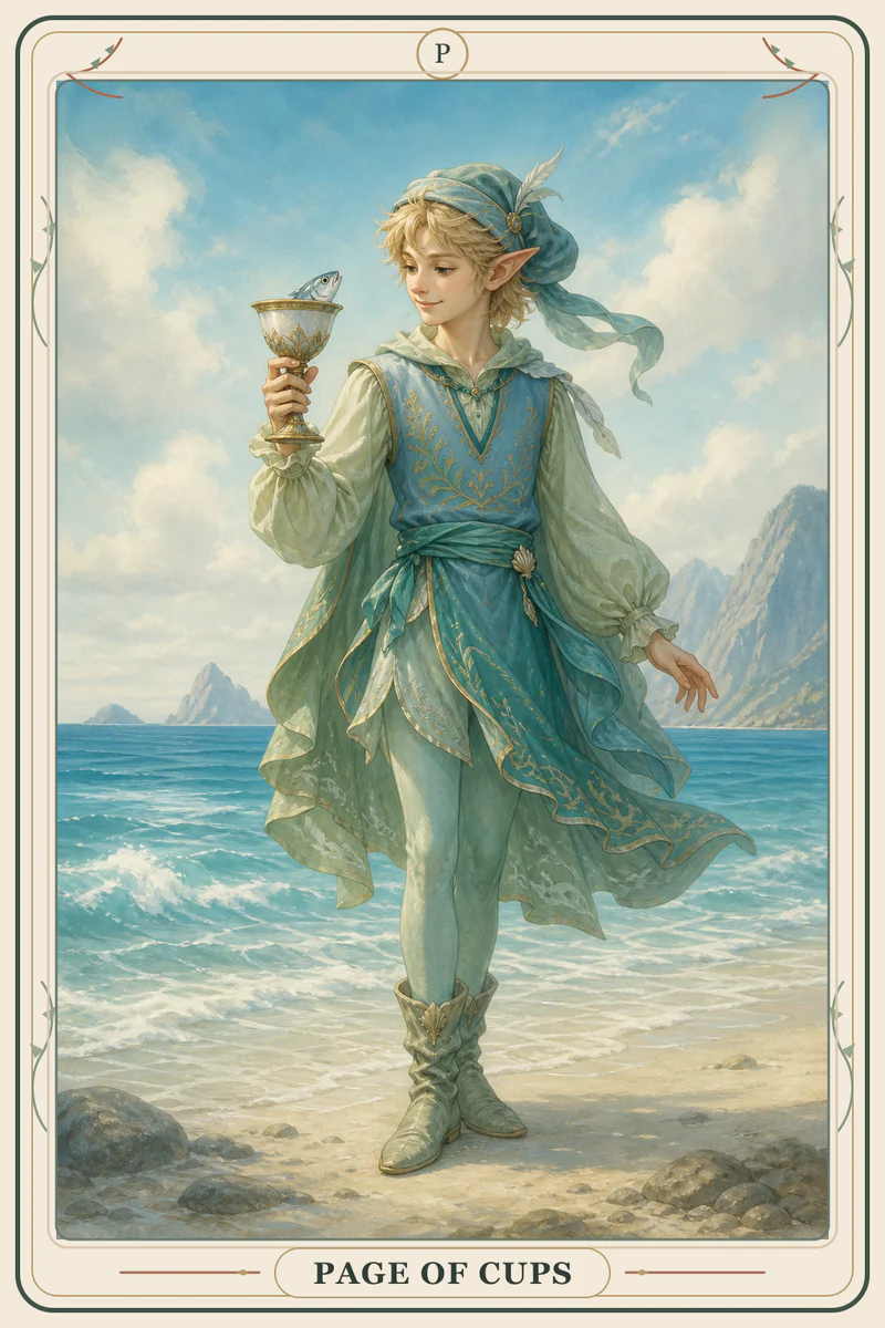 Page of Cups