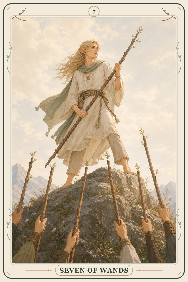 Seven of Wands