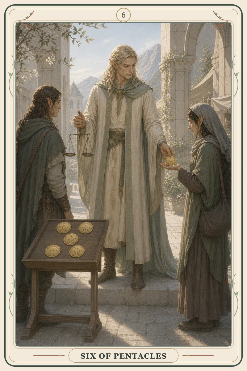 Six of Pentacles