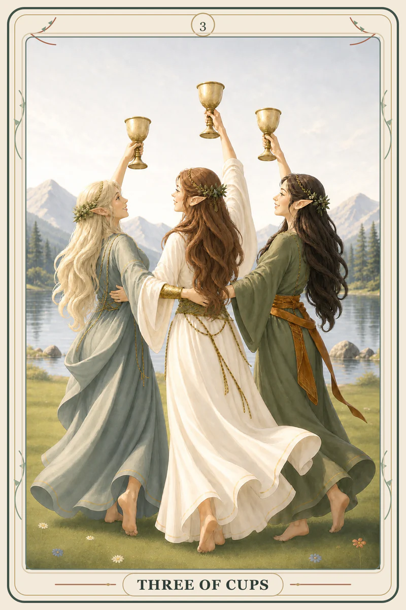 Three of Cups