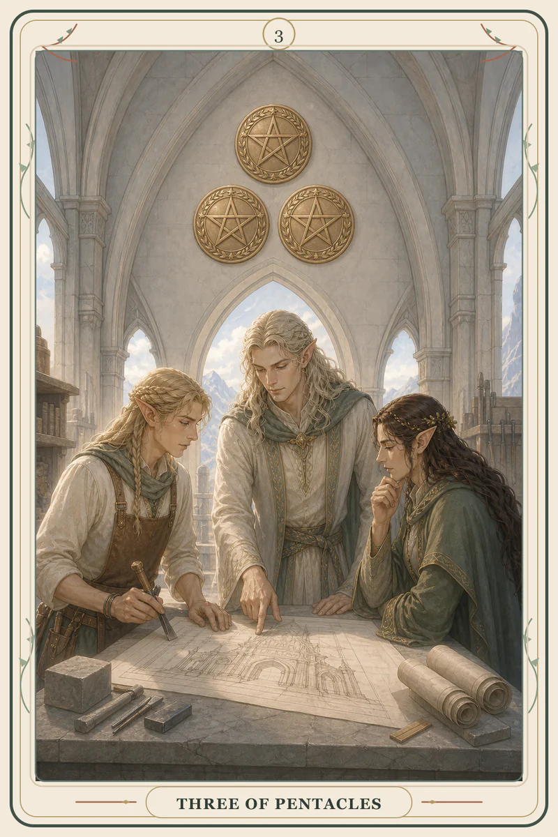 Three of Pentacles