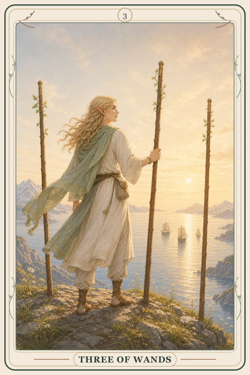 Three of Wands